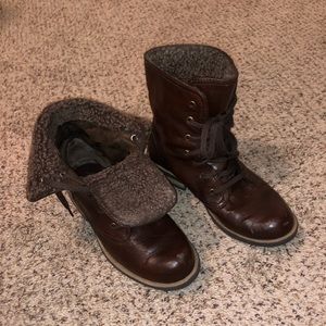 Bass Oxblood Leather Boots